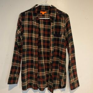 Flannel button down